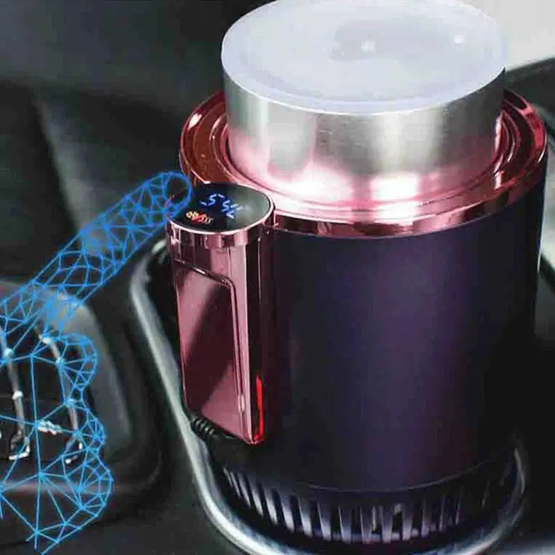 Smart Car Hot and Cold Cup Home Office Rapid Cooling and Heating Cup Insulated Electric Heating Cup 2In1 Automobile Water Boiler